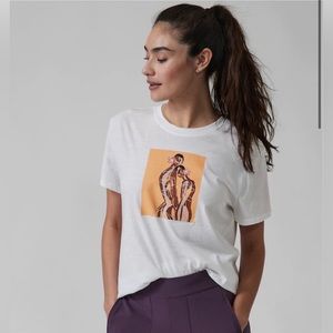 NWT Athleta Relaxed Graphic Tee